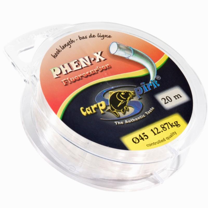 FLUORO PHEN X 20 M CARP 50/100 LINE CARP FISHING LEADER CARP SPIRIT Decathlon