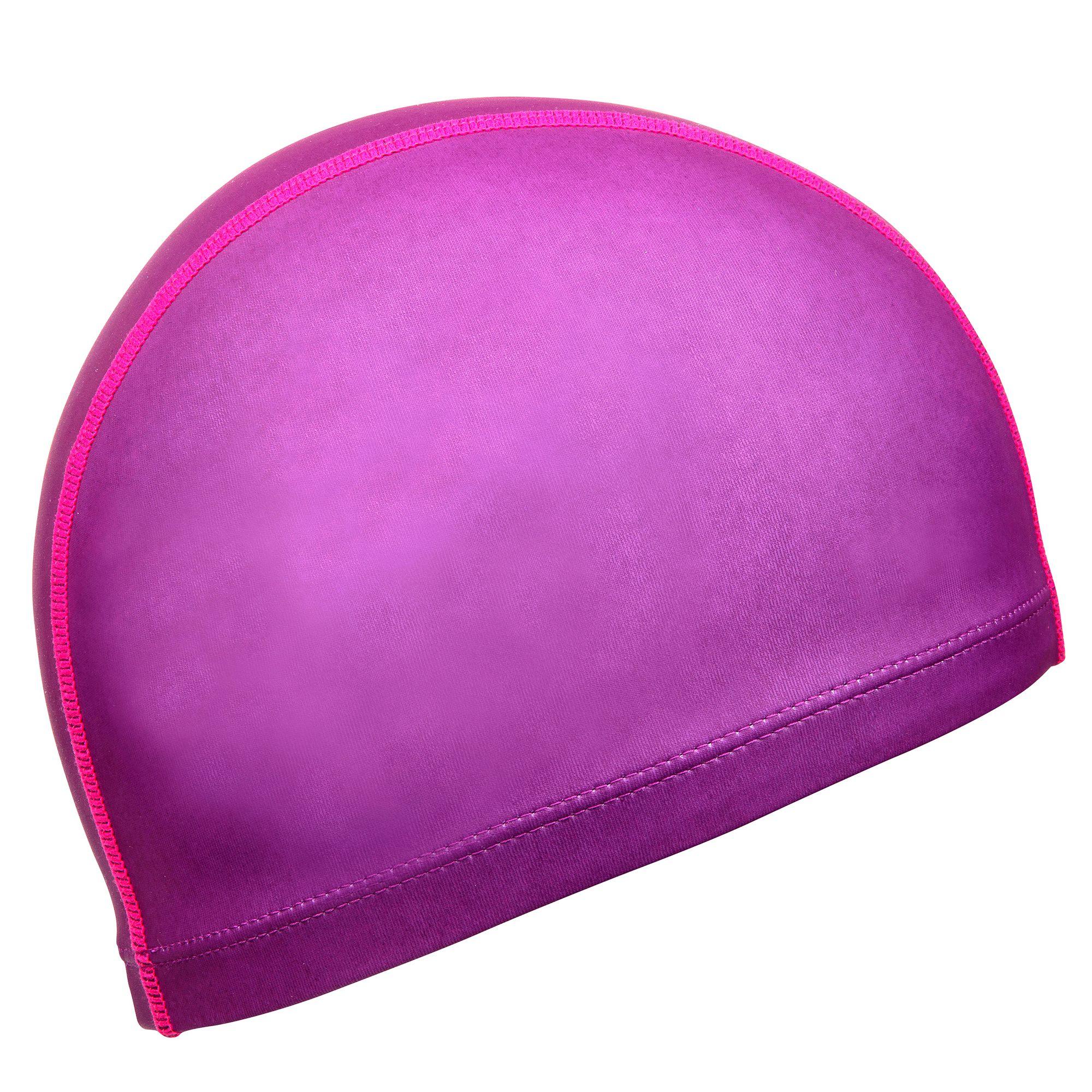 Silicone Plain Mesh Swim Cap - Dark Blue 2/12