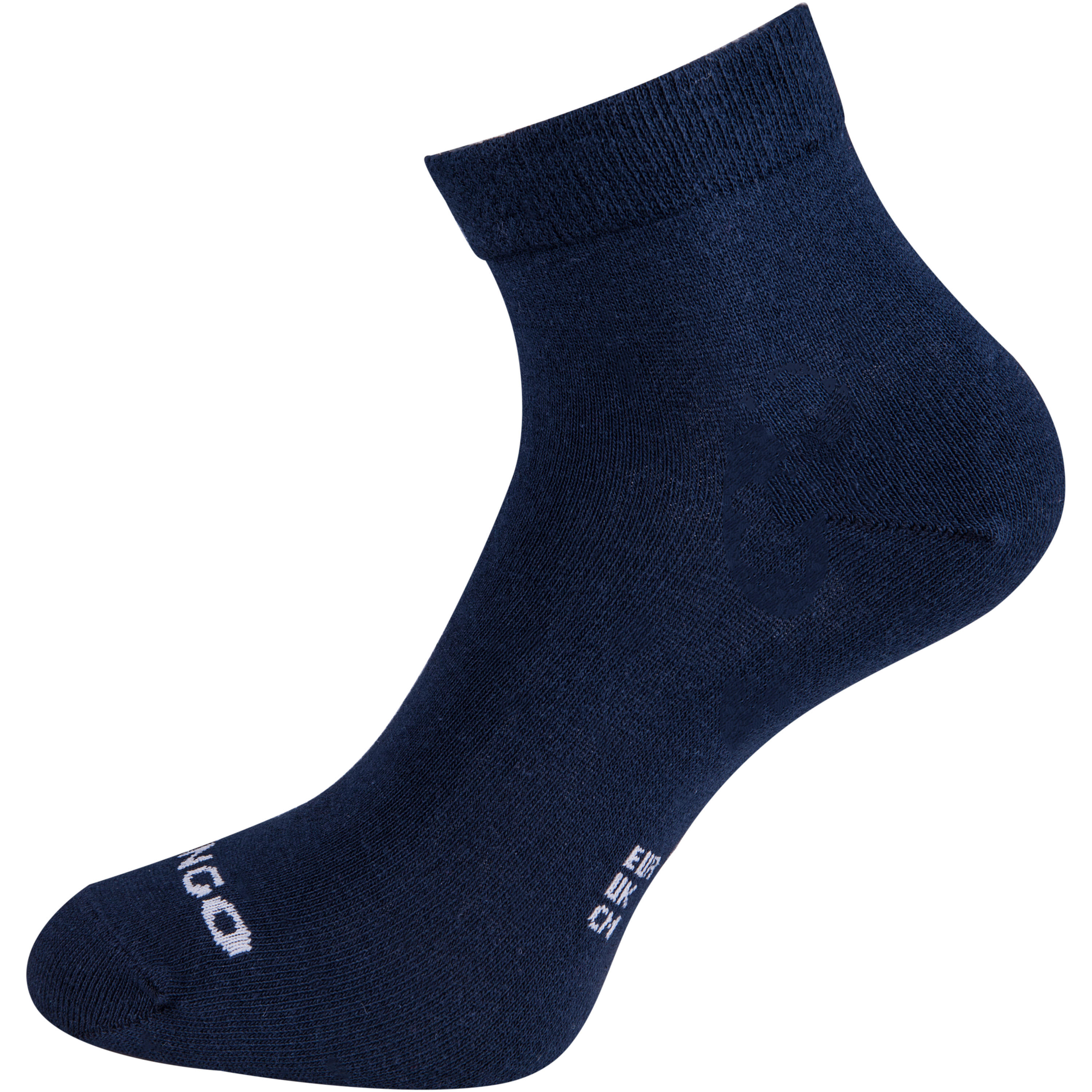 RS 160 Adult Mid Sports Socks Tri-Pack - Black 4/12