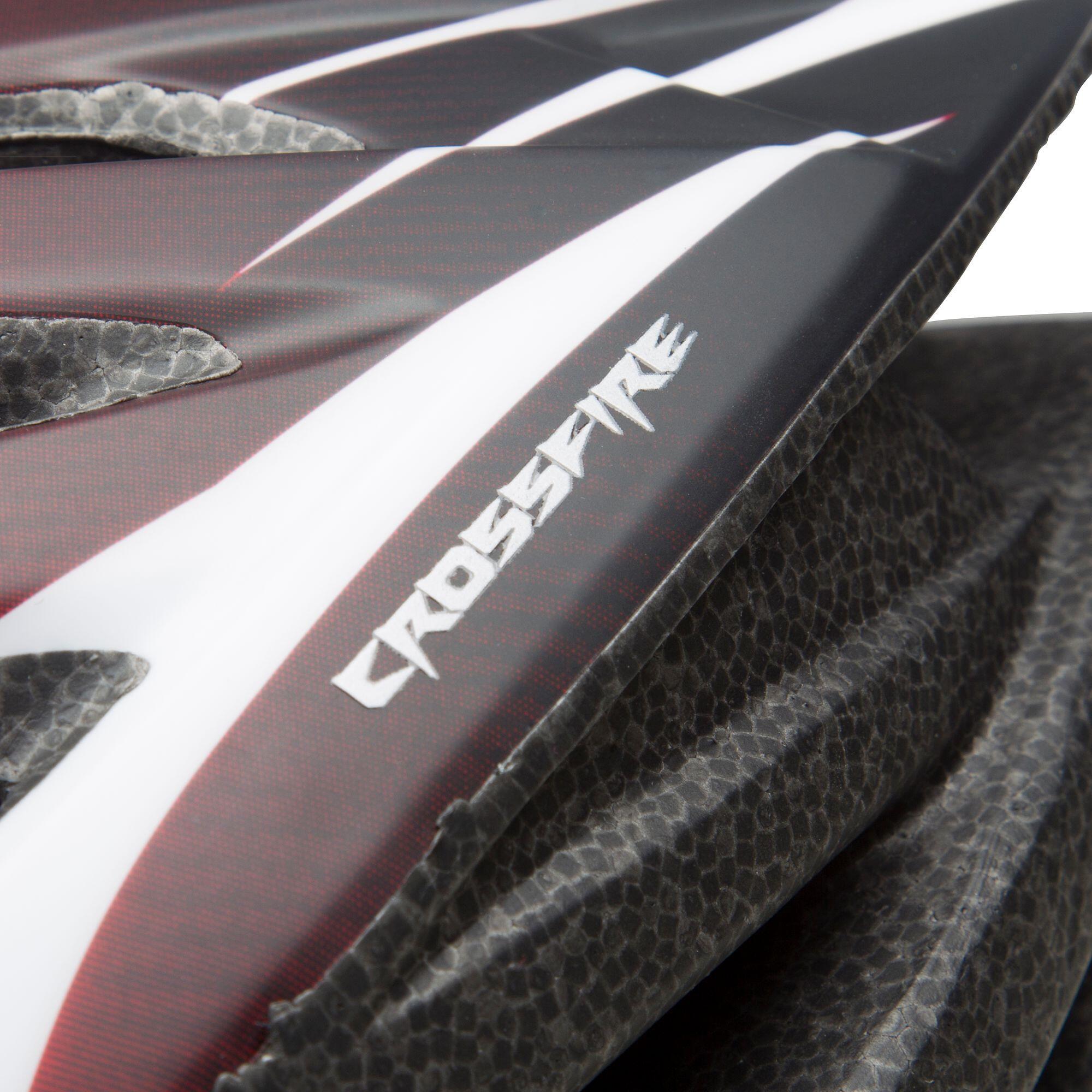 Crossfire Cycling Helmet - Red 8/10