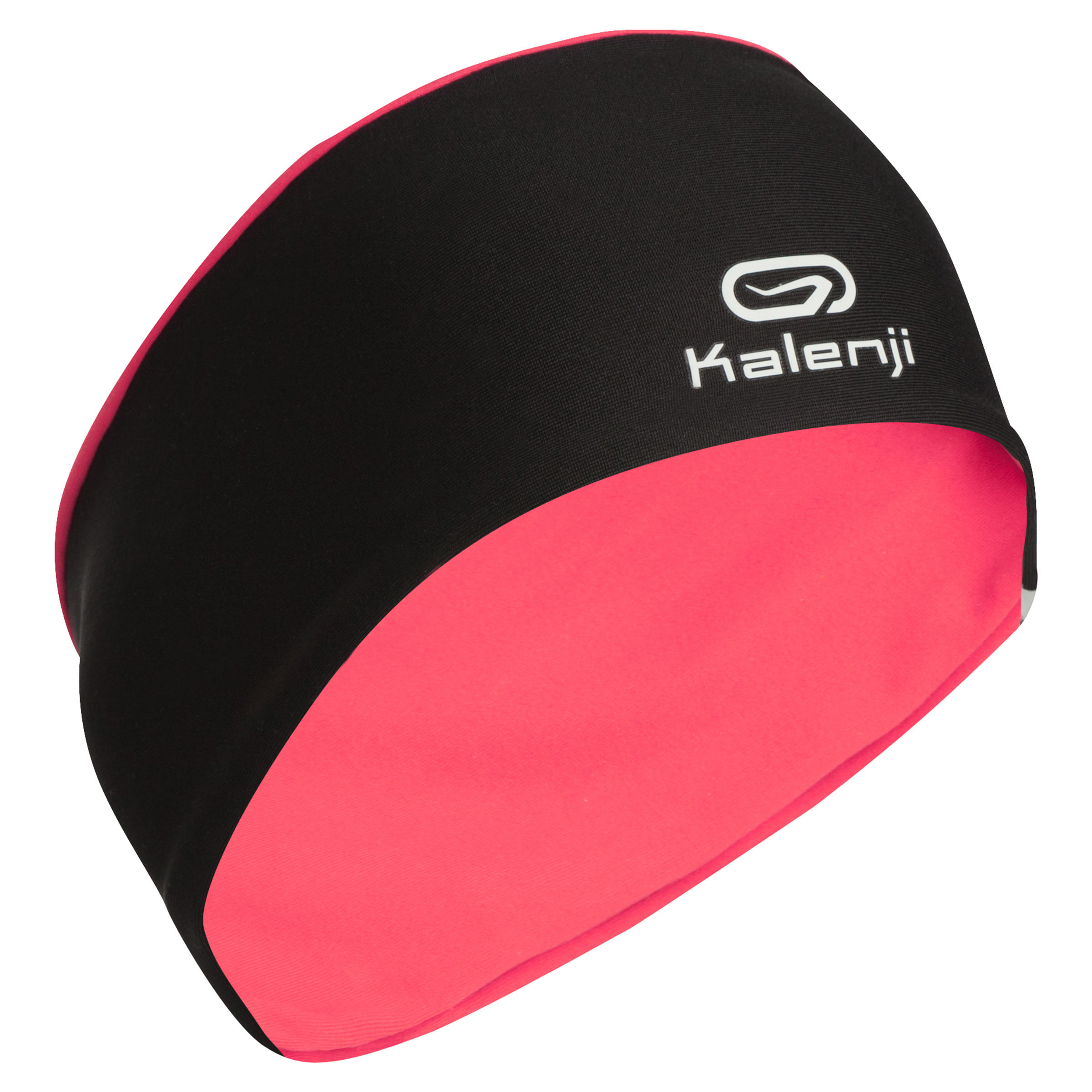 KIPRUN Children's Reversible Running Headband Black/Pink