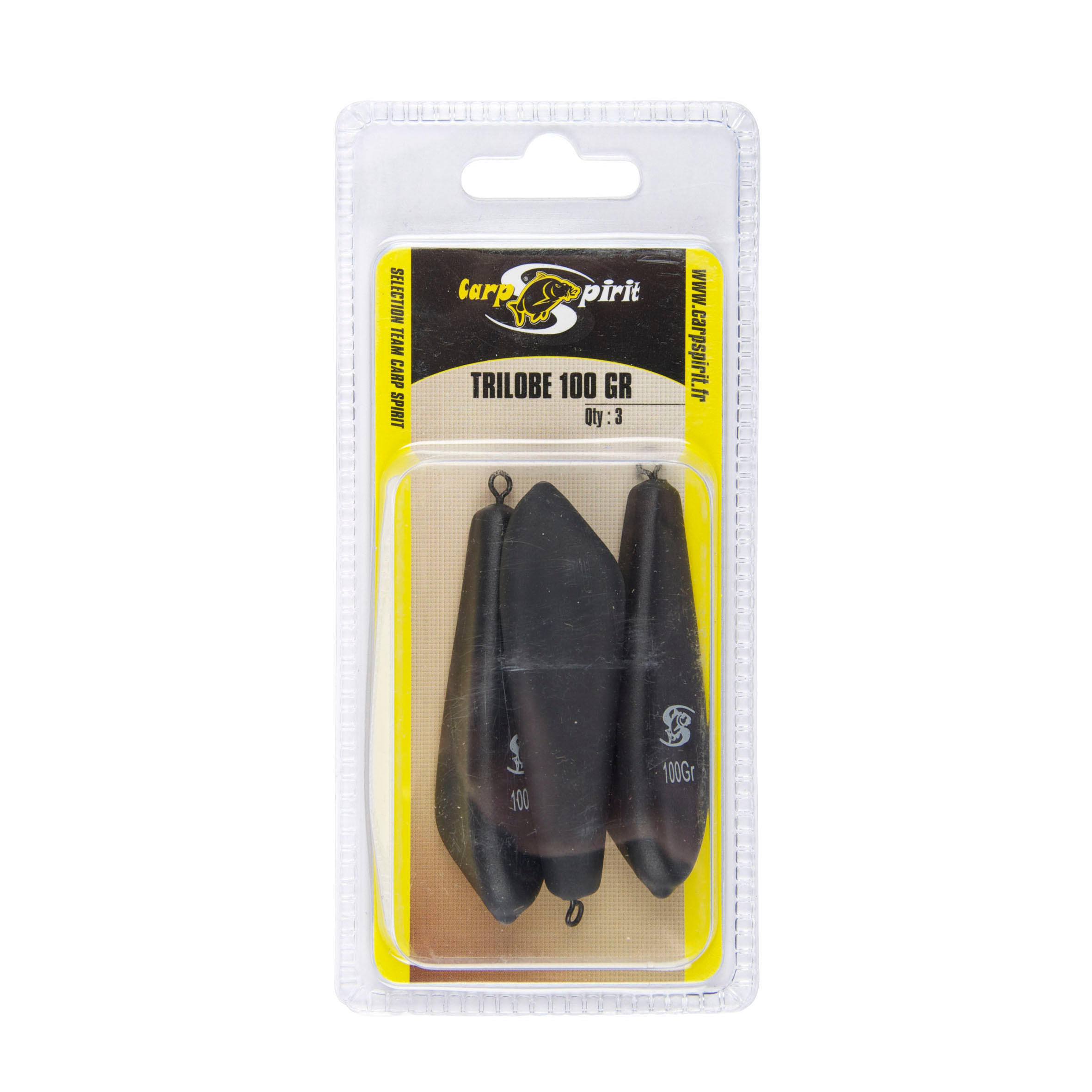 TRILOBE SINKERS 100G X3 carp fishing weights 2/2