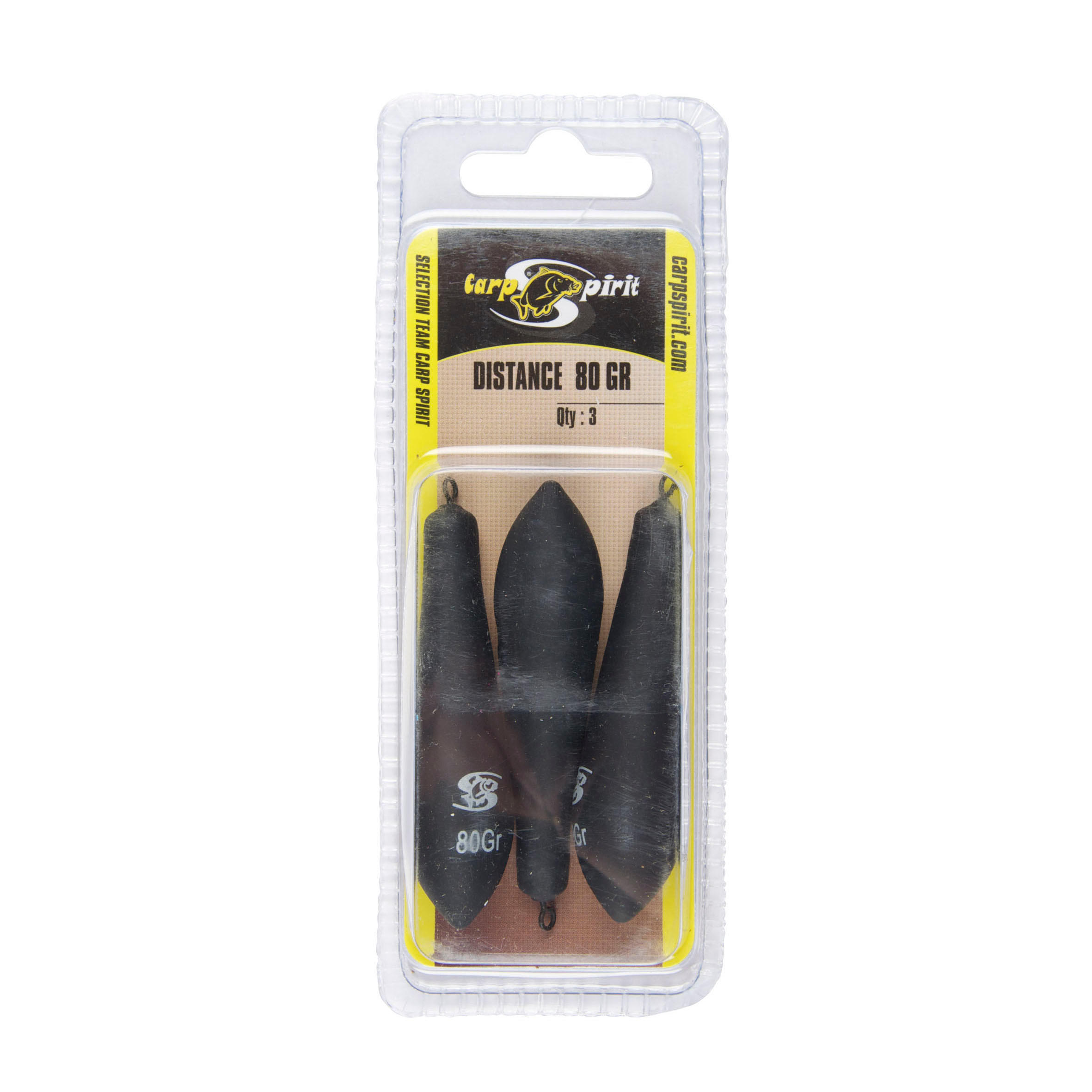 DISTANCE SINKERS 80G X3 carp fishing weights 2/2