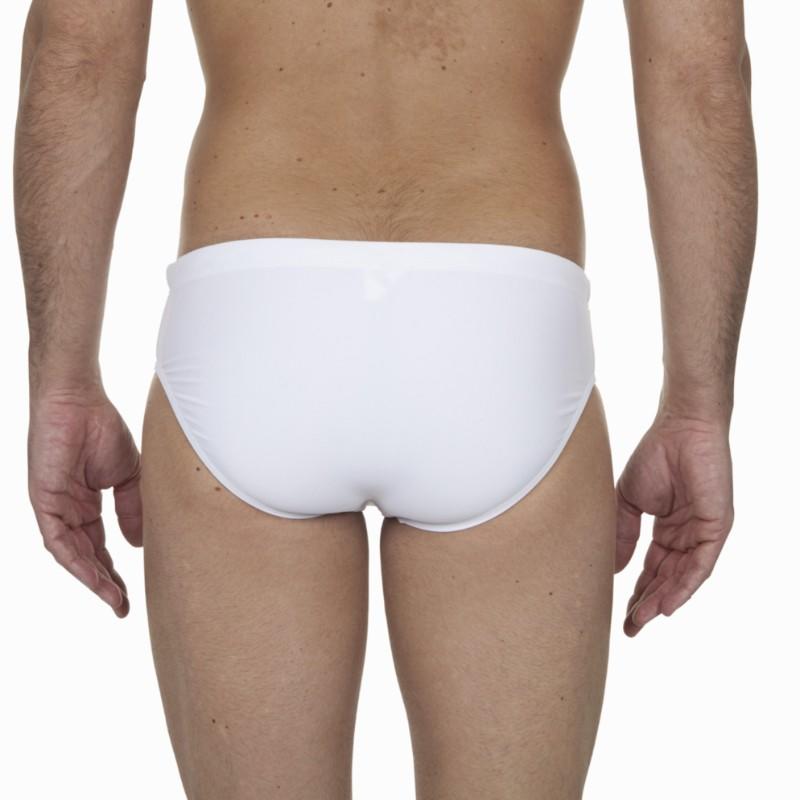 B-SPORTY PLUS MEN'S SWIMMING TRUNKS - WHITE 4/5