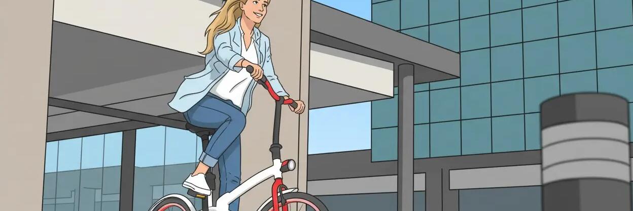 velo et travail, arriver sans transpirer