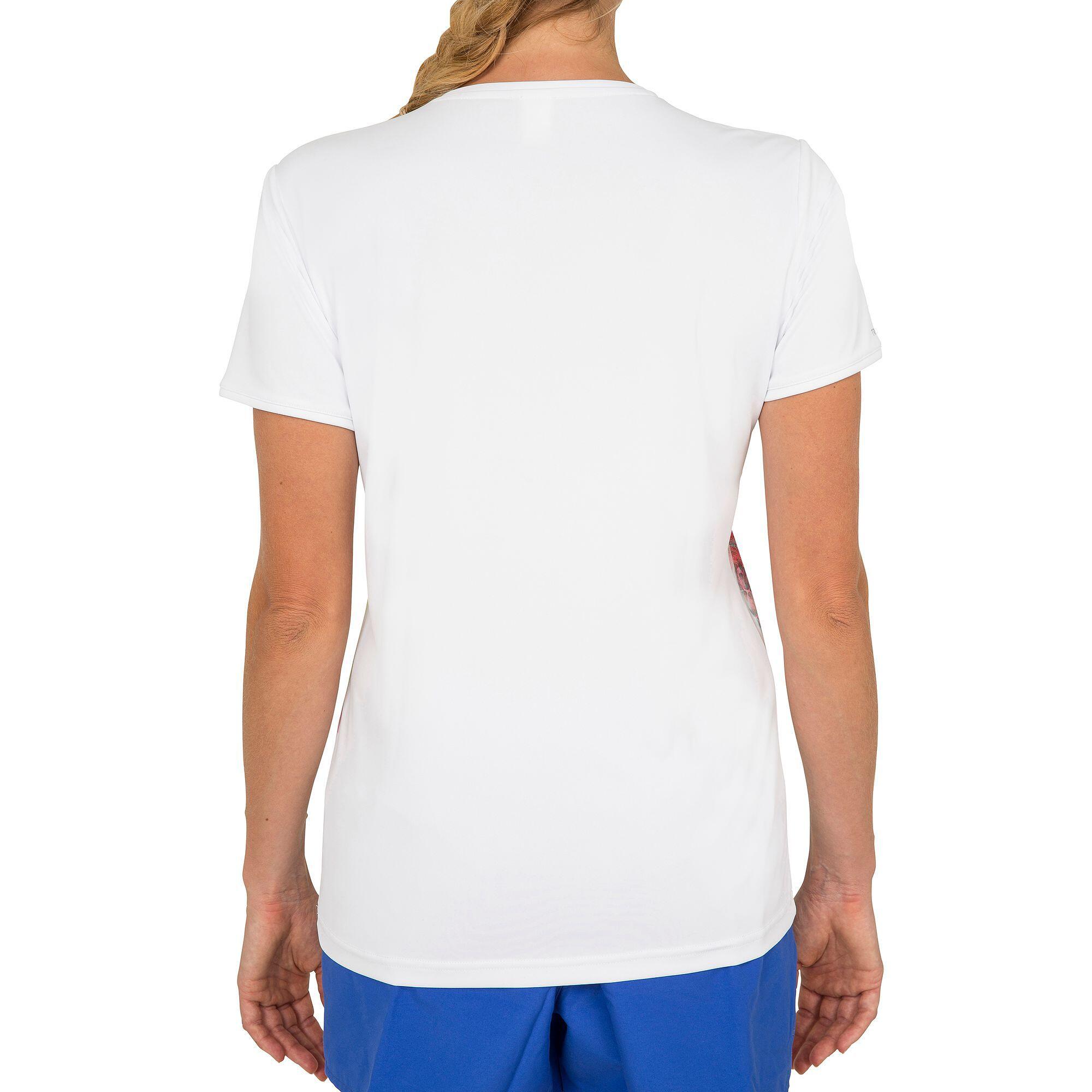 UV-resistant Short-Sleeved Women’s Water T-Shirt - White 5/9