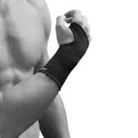 Men's/Women's Left/Right Compression Wrist Support Soft 100 - Black