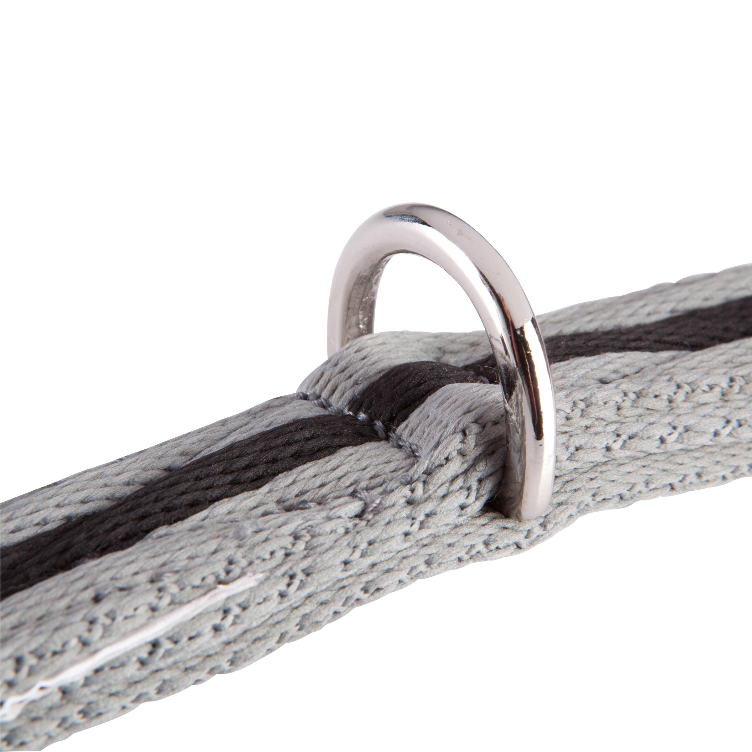 Soft Lunging Strap for Horse and Pony - Grey/Black - FOUGANZA
