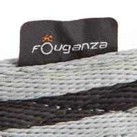 Horse and Pony Lunging Strap Soft - Grey/Black