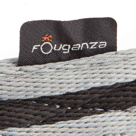 Horse and Pony Lunging Strap Soft - Grey/Black