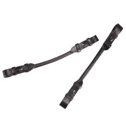 Pelhamriemen Pony/Pferd leder schwarz