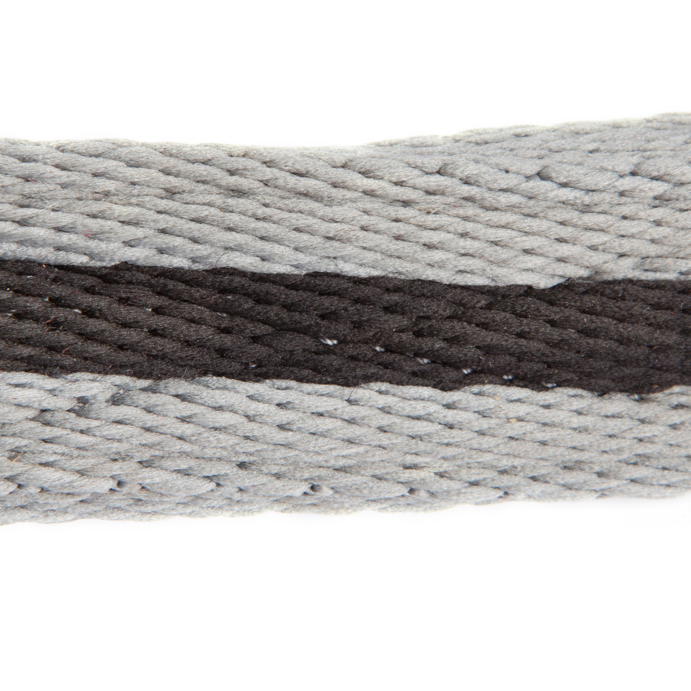 Soft Lunging Strap for Horse and Pony - Grey/Black - FOUGANZA