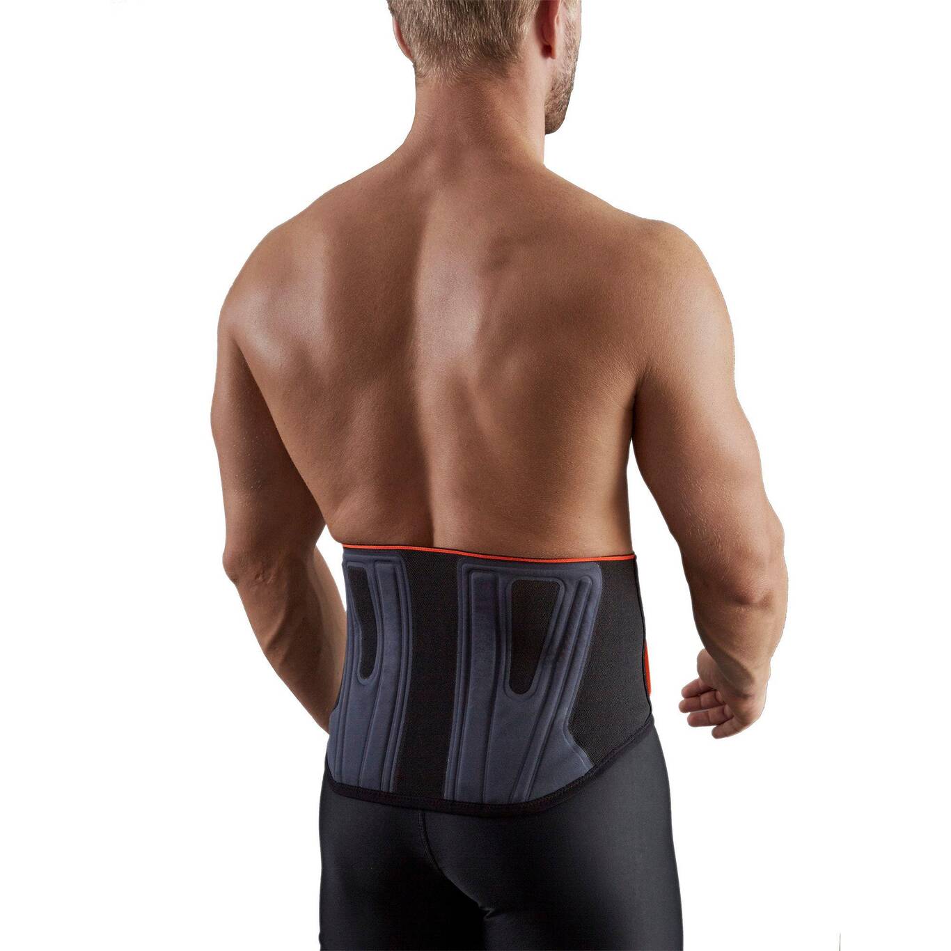 Soft 300 Men's/Women's Supportive Lumbar Brace - Black