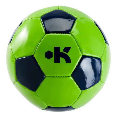 كرة قدم First Kick مقاس 5 للاعبين فوق سن 14 عامًا - لون أخضر/أزرق