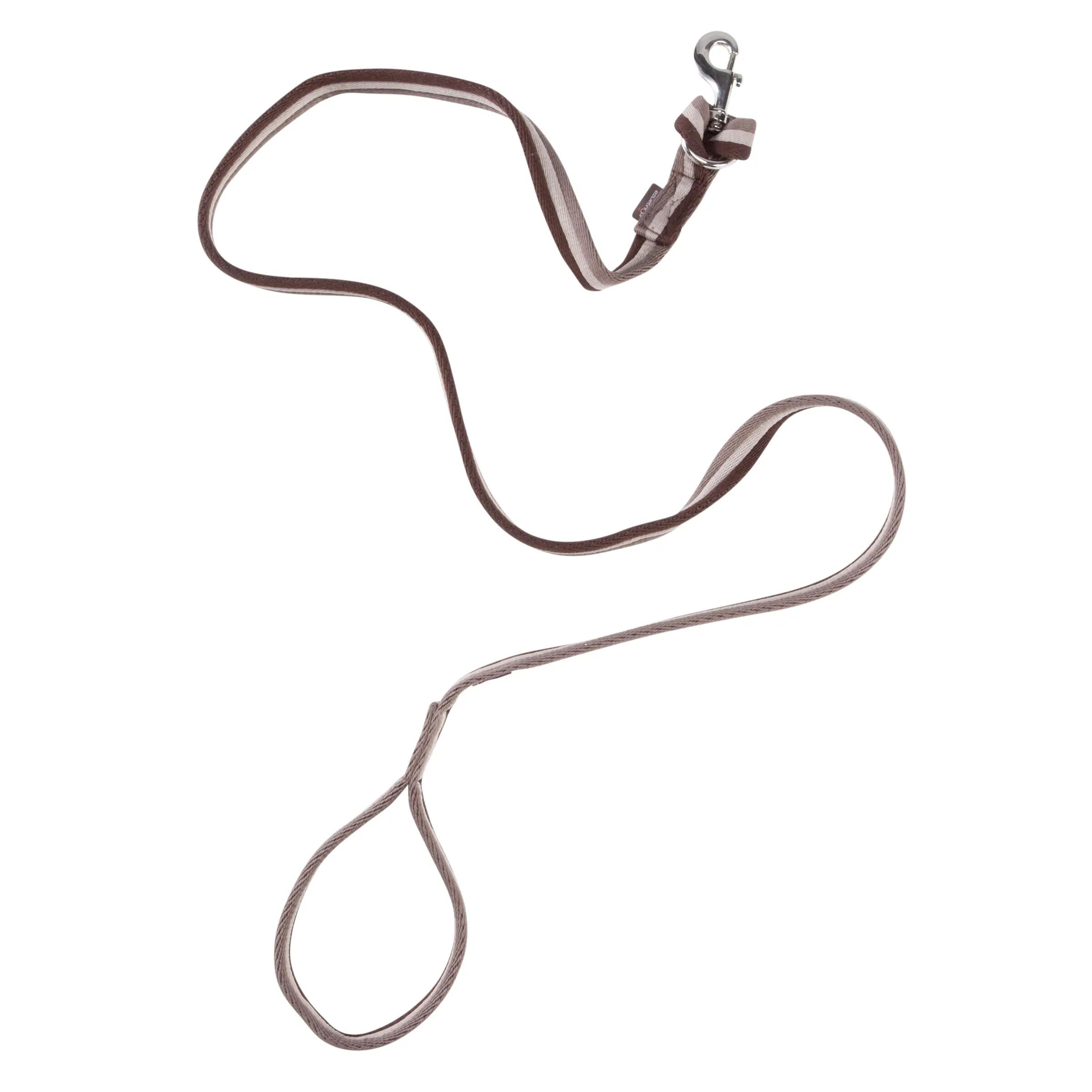 Soft Horse Riding Leadrope 2.2m - Brown/Beige 7/7