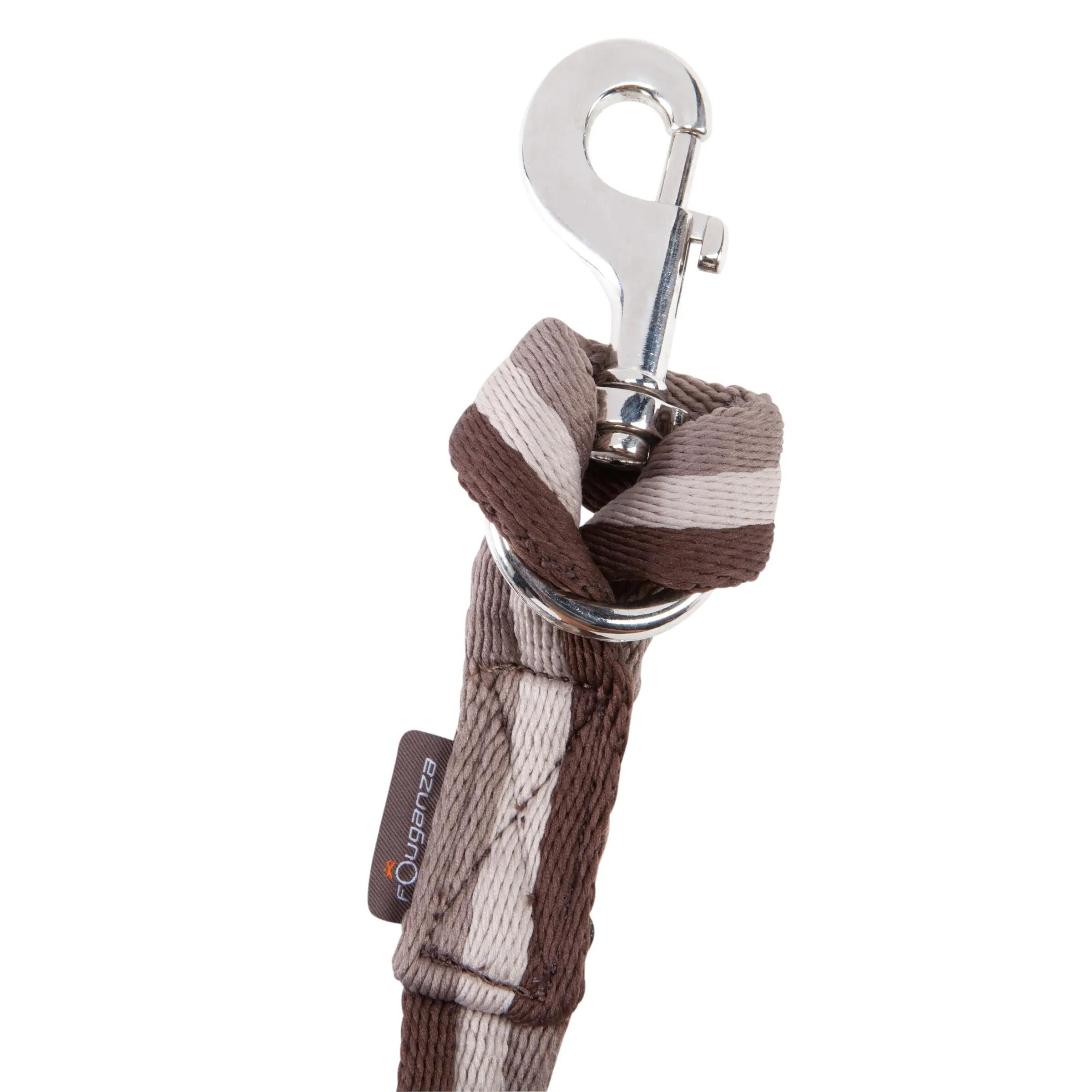 Soft Horse Riding Leadrope 2.2m - Brown/Beige 2/7