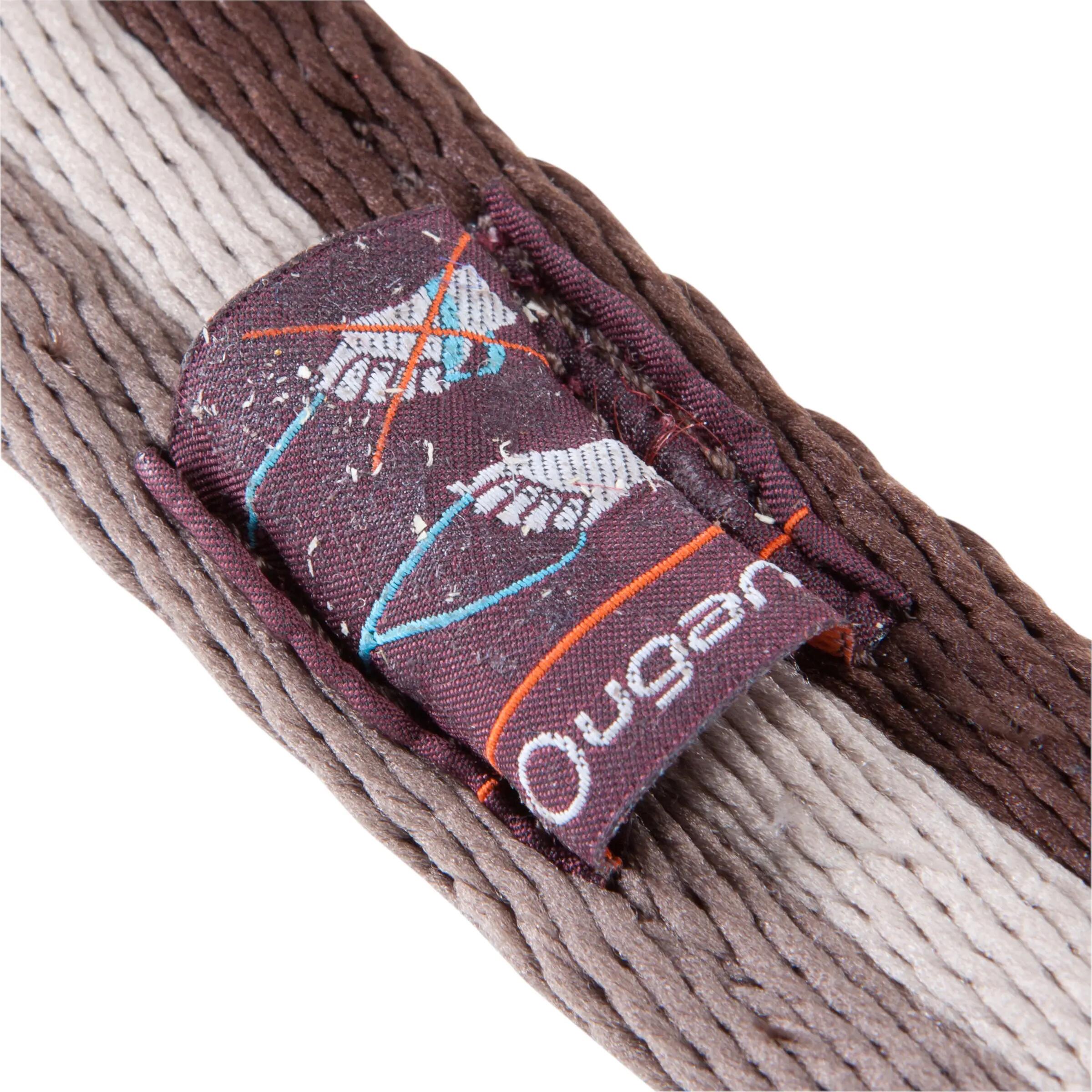 Soft Horse Riding Leadrope 2.2m - Brown/Beige 4/7