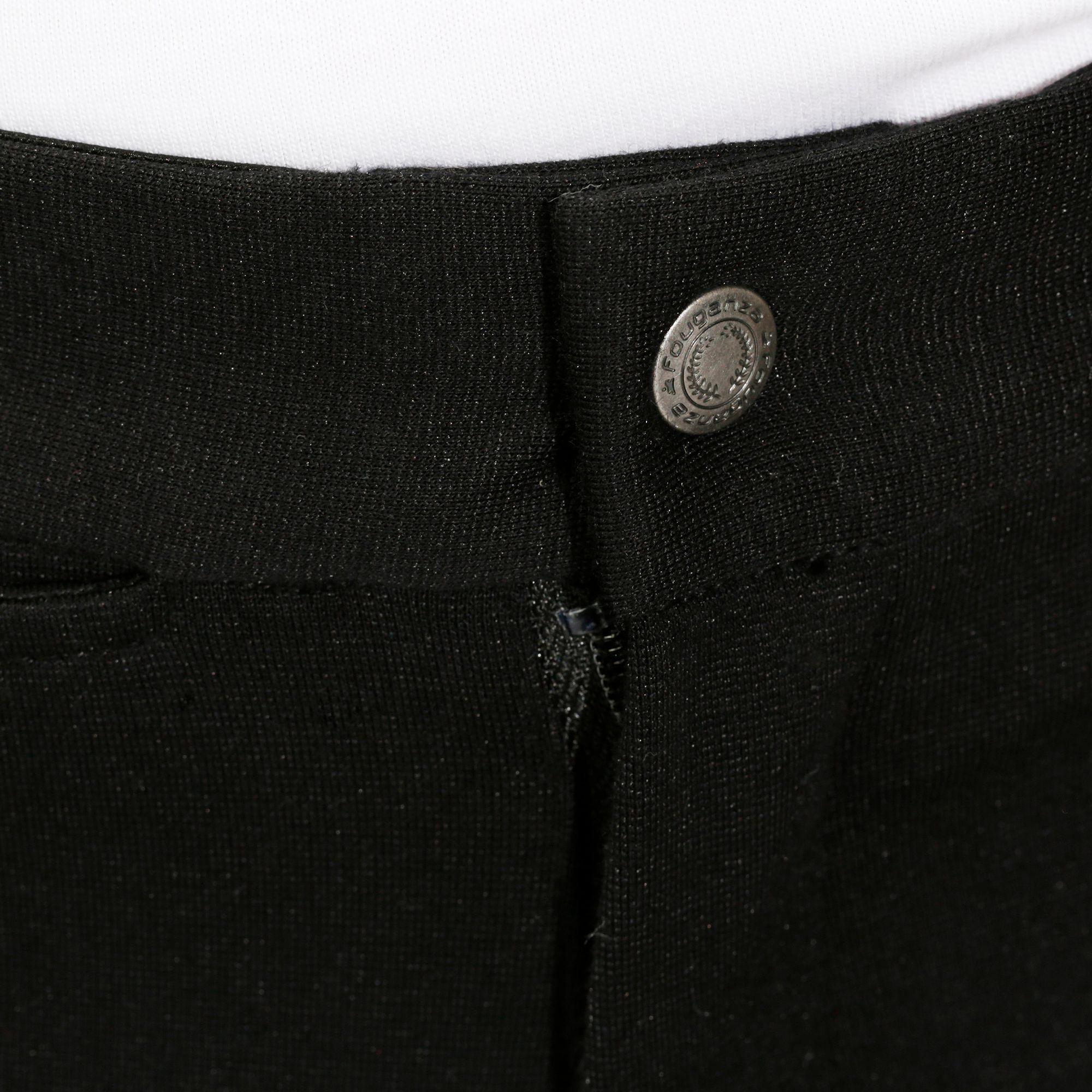 Fullseat Children's Horse Riding Jodhpurs - Black/Grey 8/18