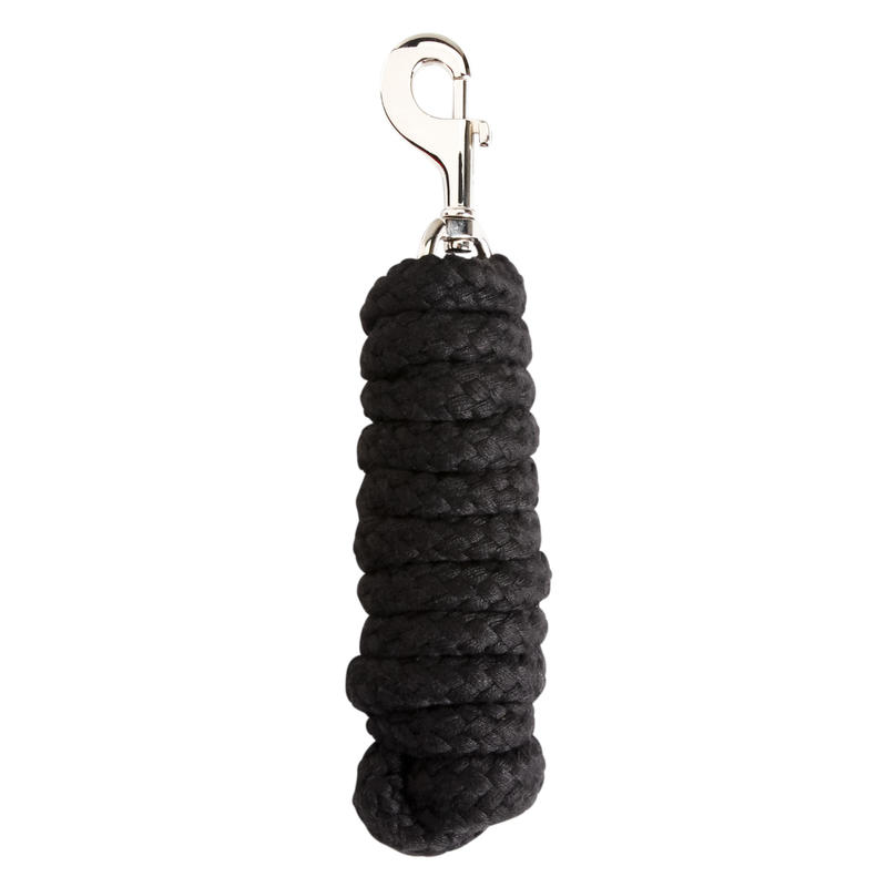 Longe équitation cheval et poney TACK noir - 2 m Longe équitation cheval et poney TACK noir - 2 m