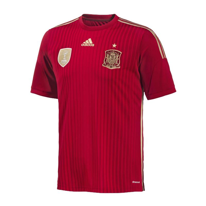 Koszulka krótki rękaw do piłki nożnej Hiszpania 2014 -2015 dla dzieci