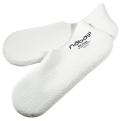 Chaussons Natation Enfant Latex Blancs Pour Les Clubs Et Collectivites Decathlon Pro