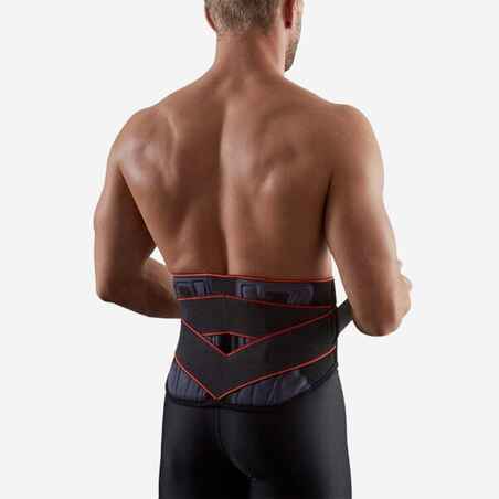 Mid 500 Men's/Women's Supportive Lumbar Brace - Black