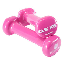 PVC Dumbbells Twin-Pack 0.5 kg