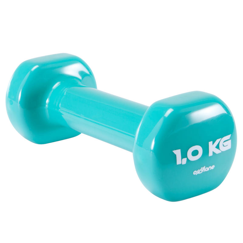 Pilates Toning Dumbbells Twin Pack 1 Kg Domyos By Decathlon
