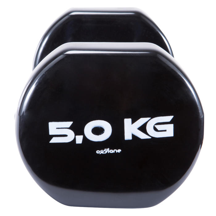 Nyamba Halters dumbbells spiertraining 2 x 5 kg | Decathlon.nl