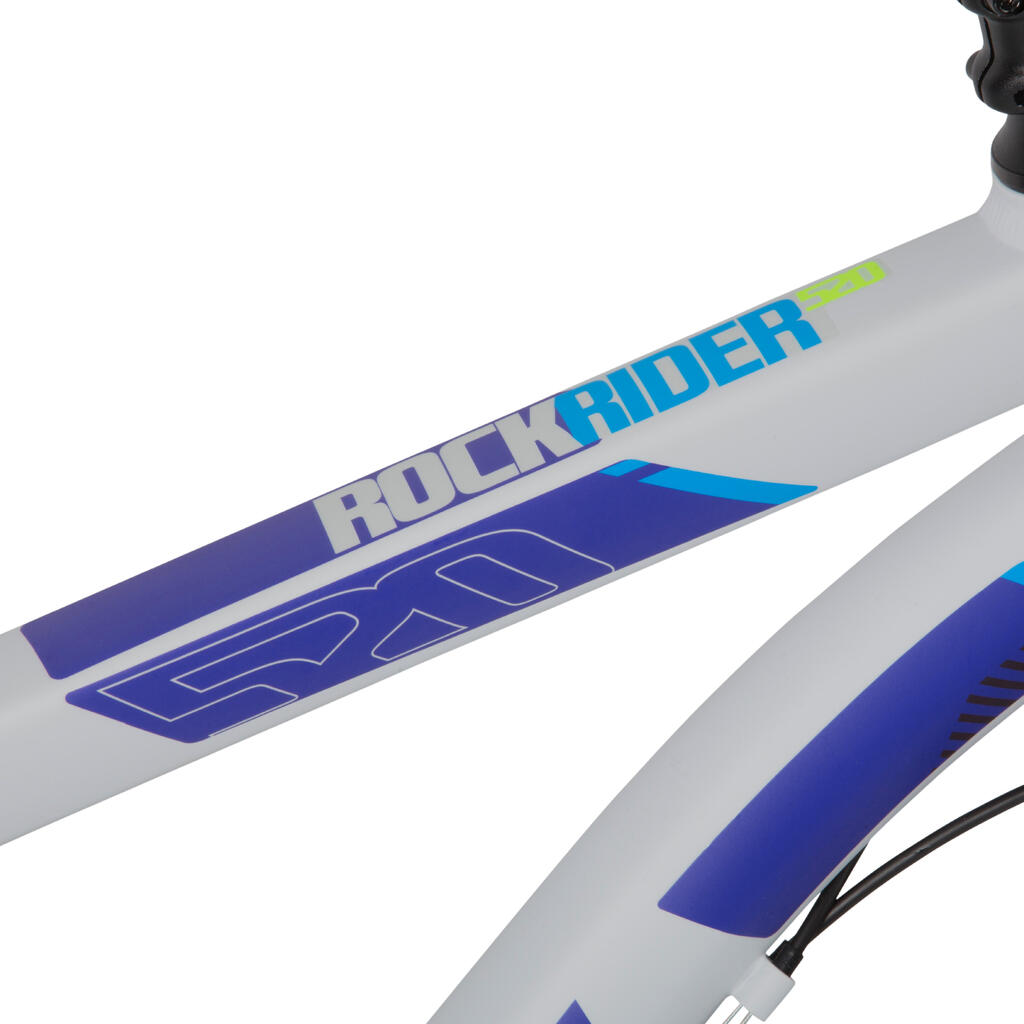 Gorsko kolo Rockrider 520 - svetlo sivo