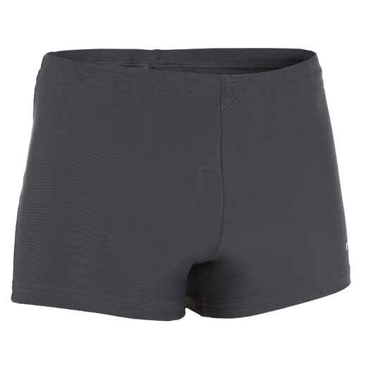 
      MAILLOT DE BAIN NATATION GARÇON BOXER 100 BASIC GRIS
  