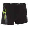 500 Fit Adibo Boy’s Swimming Boxer Shorts - Black Yellow