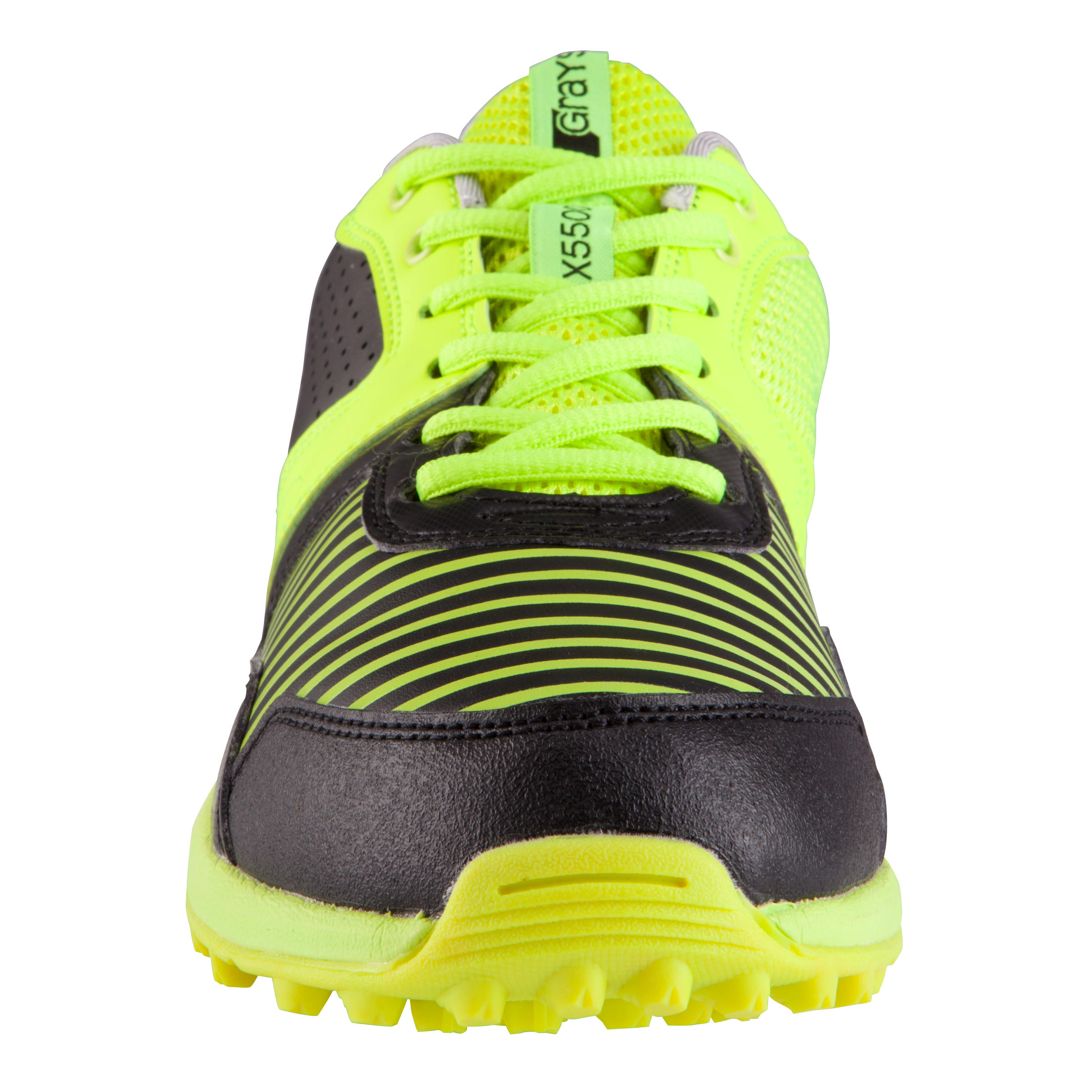 GX5500 Adult Field Hockey Shoes - Black/Yellow 4/15
