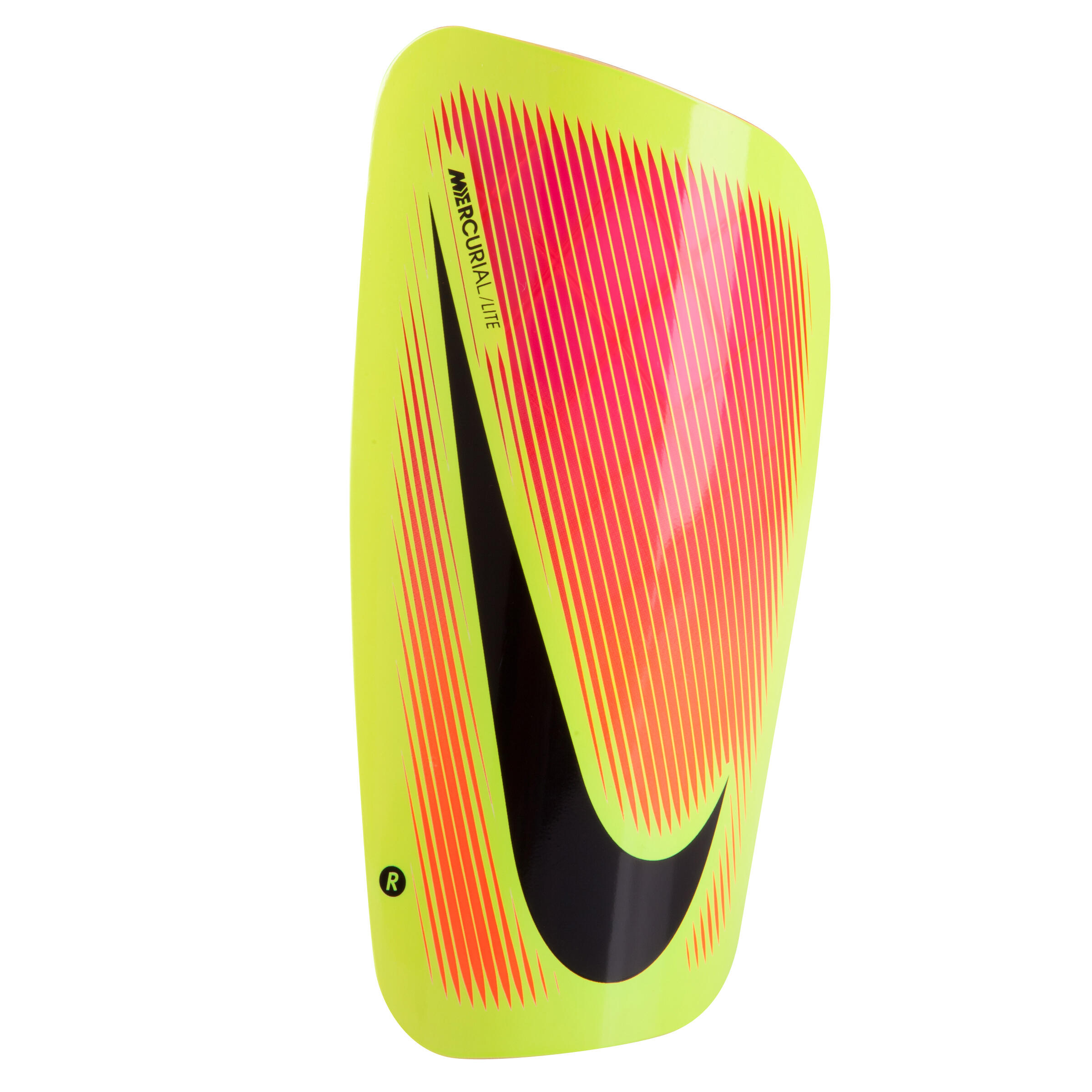 Mercurial Lite Adult Football Shin Pads - Yellow Pink 2/9