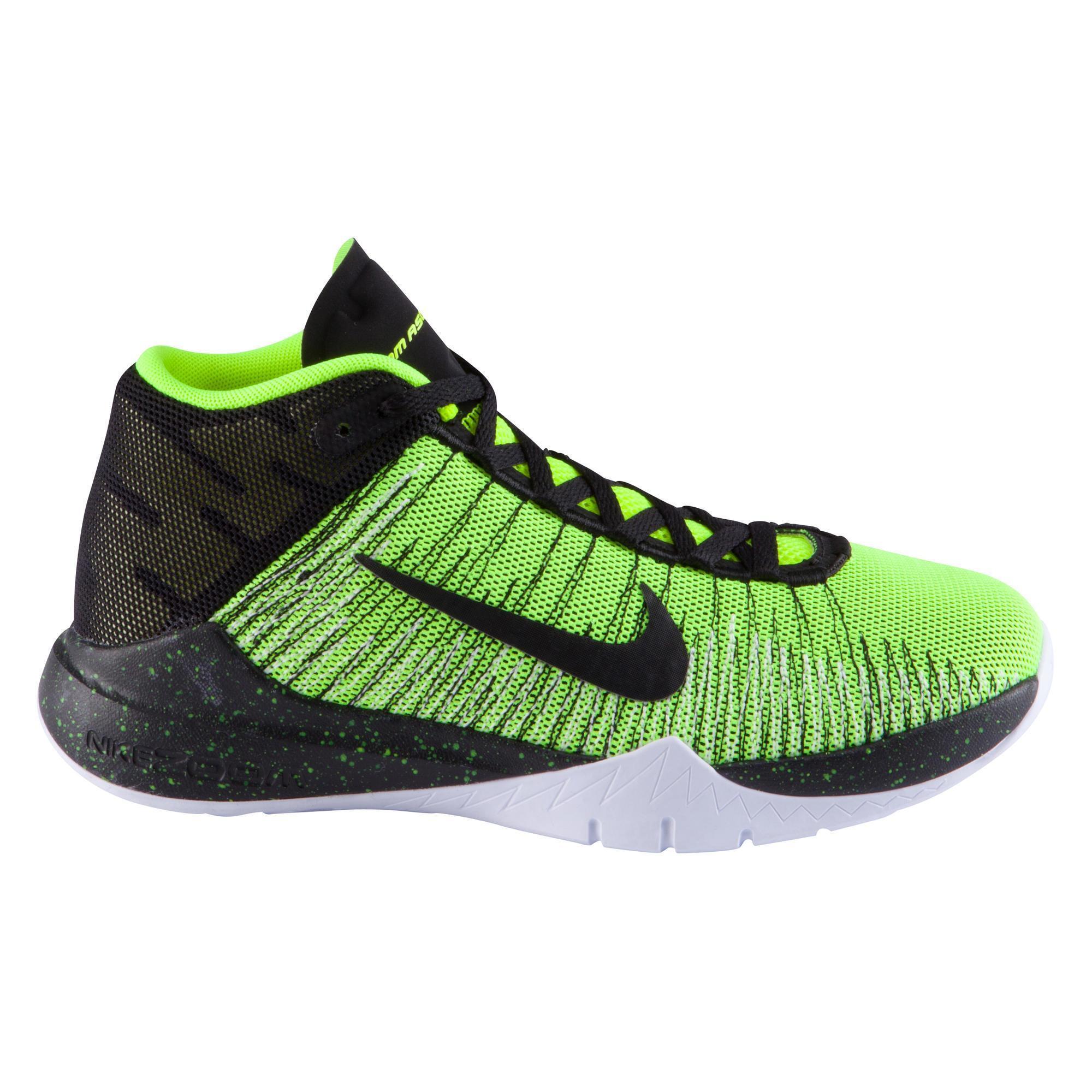 Zoom Ascention Kids Basketball Shoe - Yellow 1/15