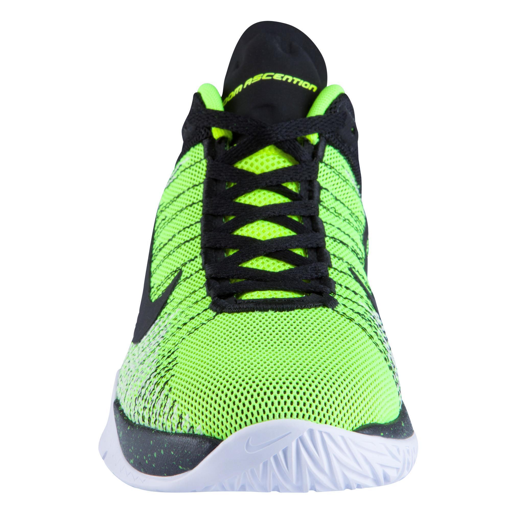 Zoom Ascention Kids Basketball Shoe - Yellow 4/15