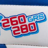 كرة طائرةKIPSTA للأطفال فوق عمر 15 سنة - تزن ما بين 260-280 جرام - لون أبيض/أزرق