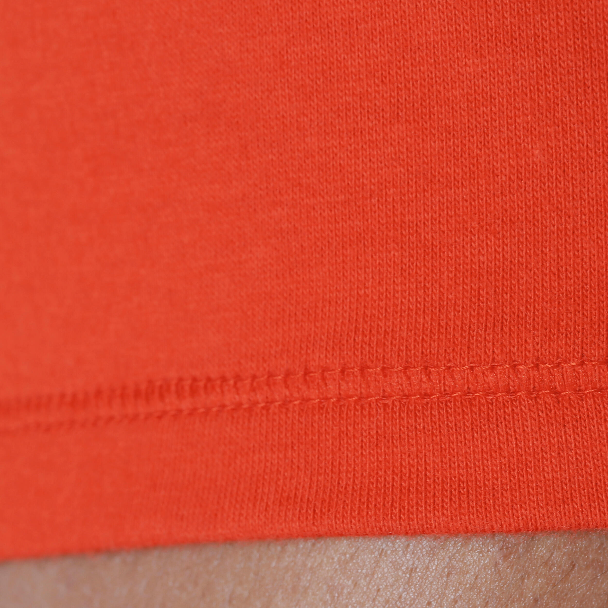 Active Short-Sleeved Slim-Fit Fitness T-Shirt - Dark Orange 10/14