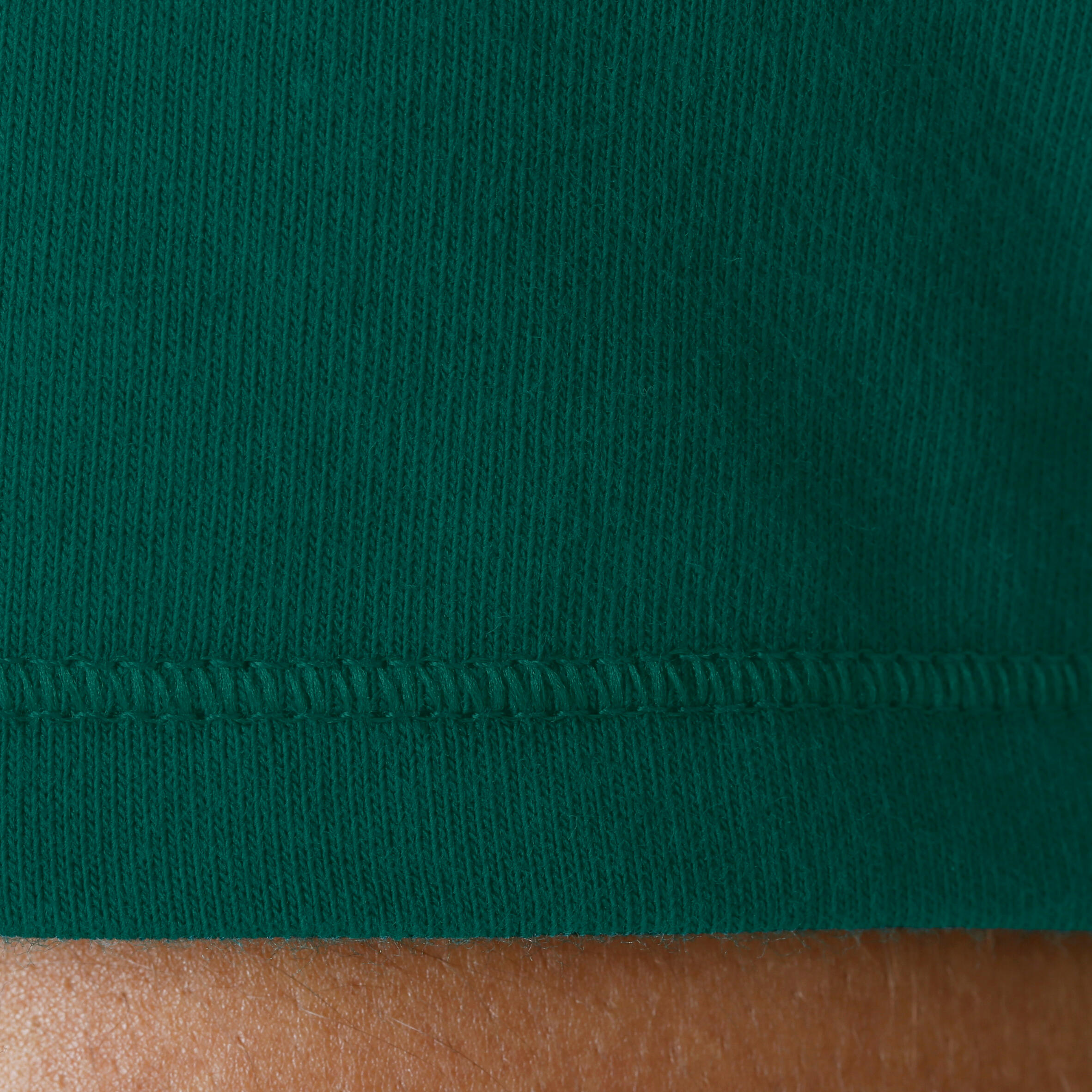 Active Short-Sleeved Slim-Fit Fitness T-Shirt - Dark Green 9/13