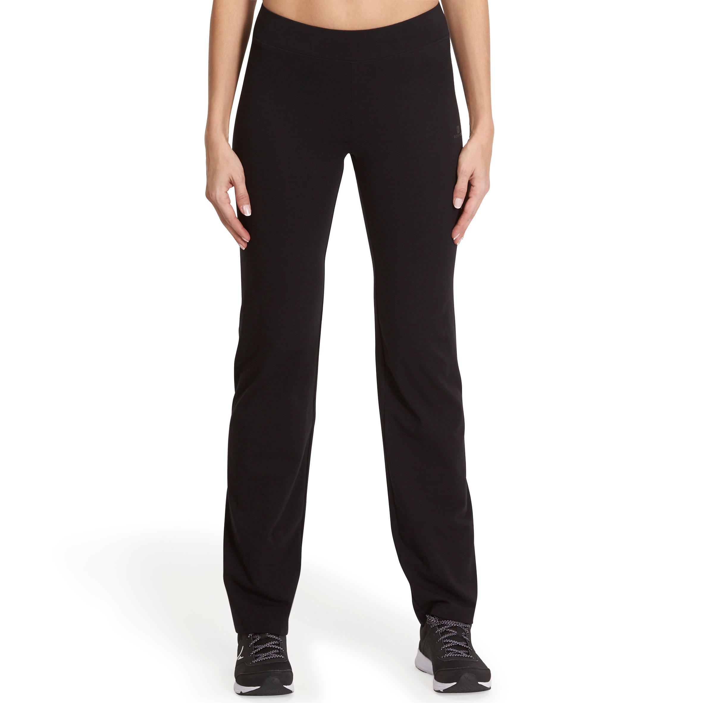 Fit+ 500 Women's Regular Gym & Pilates Leggings - Black 2/13