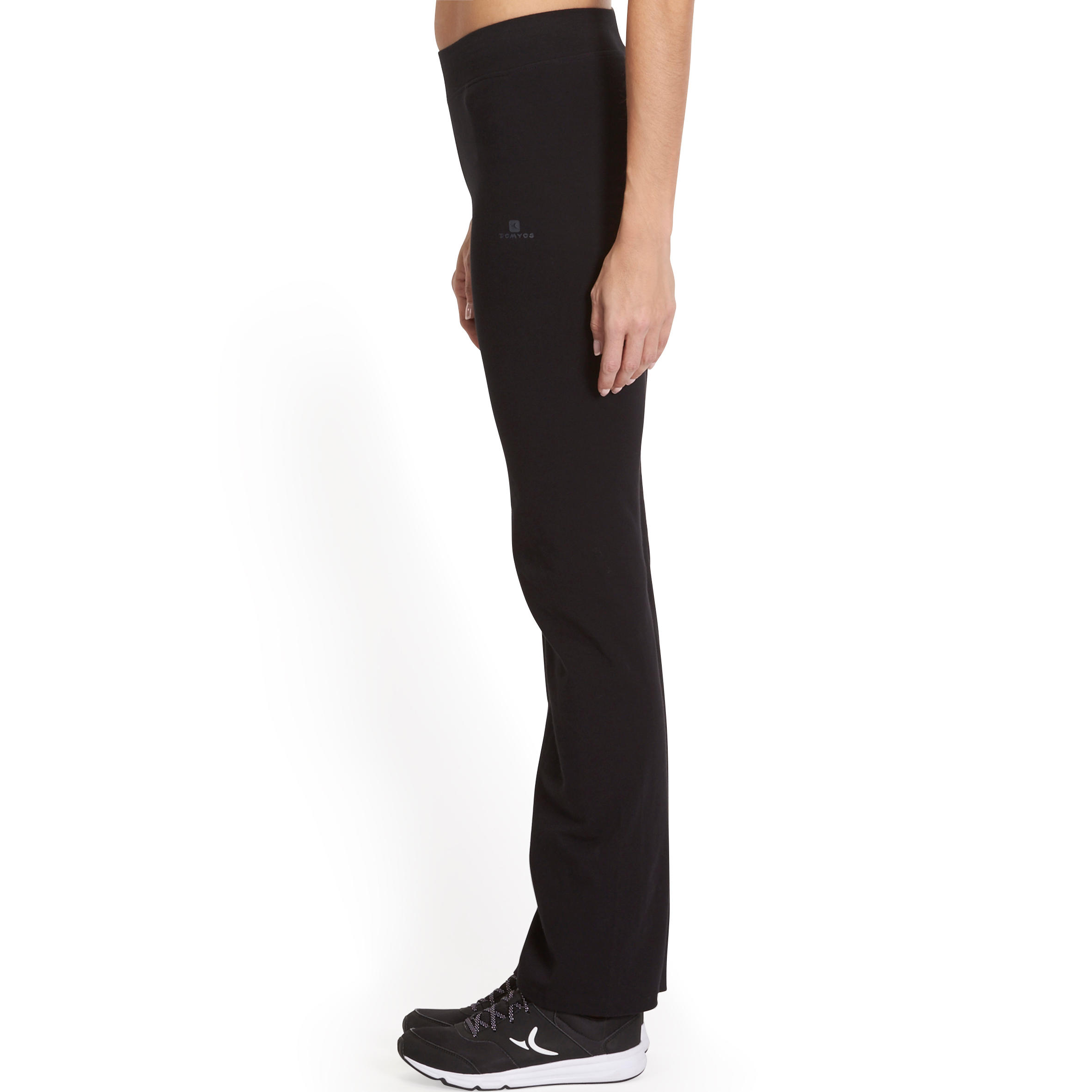Fit+ 500 Women's Regular Gym & Pilates Leggings - Black 5/13