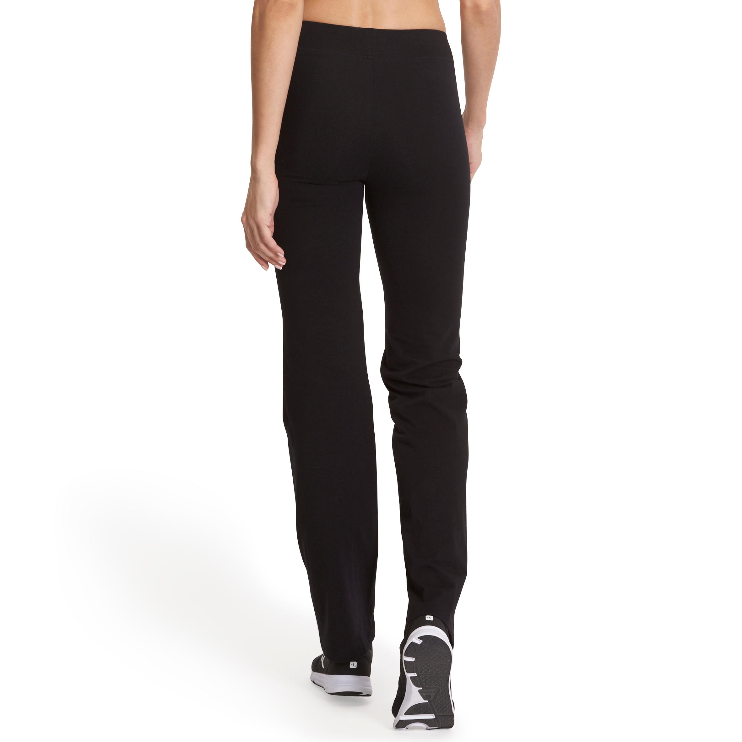 Fit+ 500 Women's Regular Gym & Pilates Leggings - Black 4/13