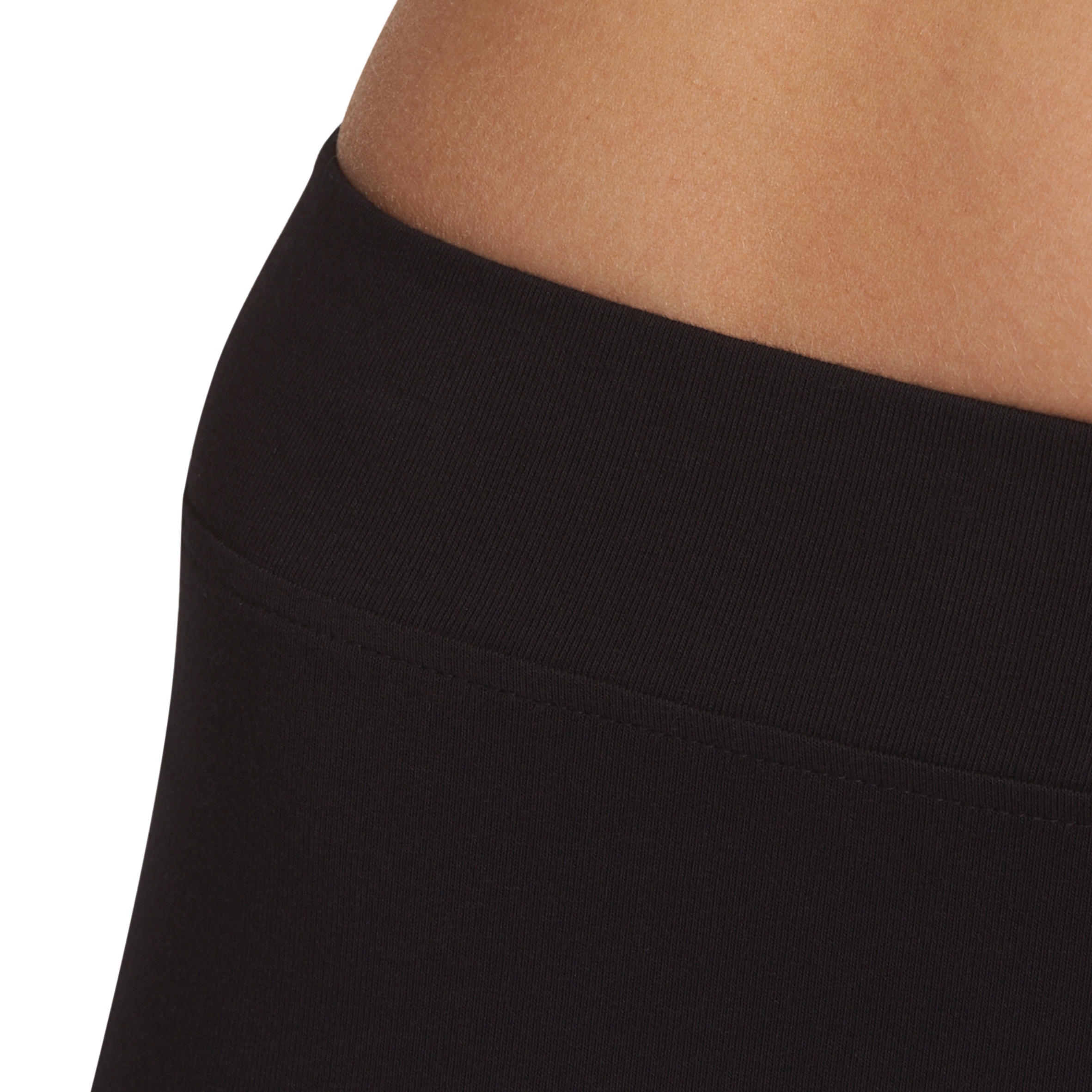 Fit+ 500 Women's Regular Gym & Pilates Leggings - Black 6/13