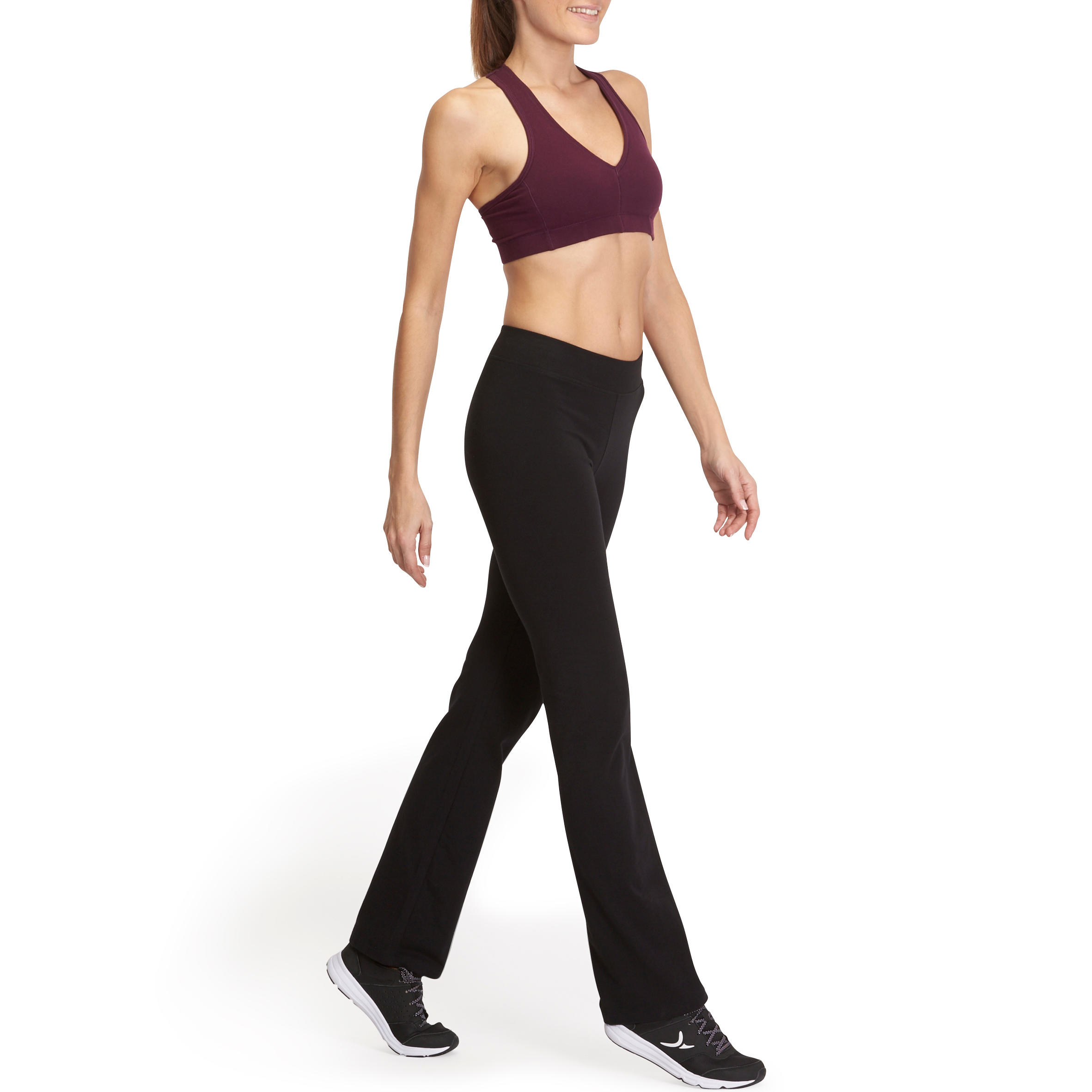Fit+ 500 Women's Regular Gym & Pilates Leggings - Black 13/13