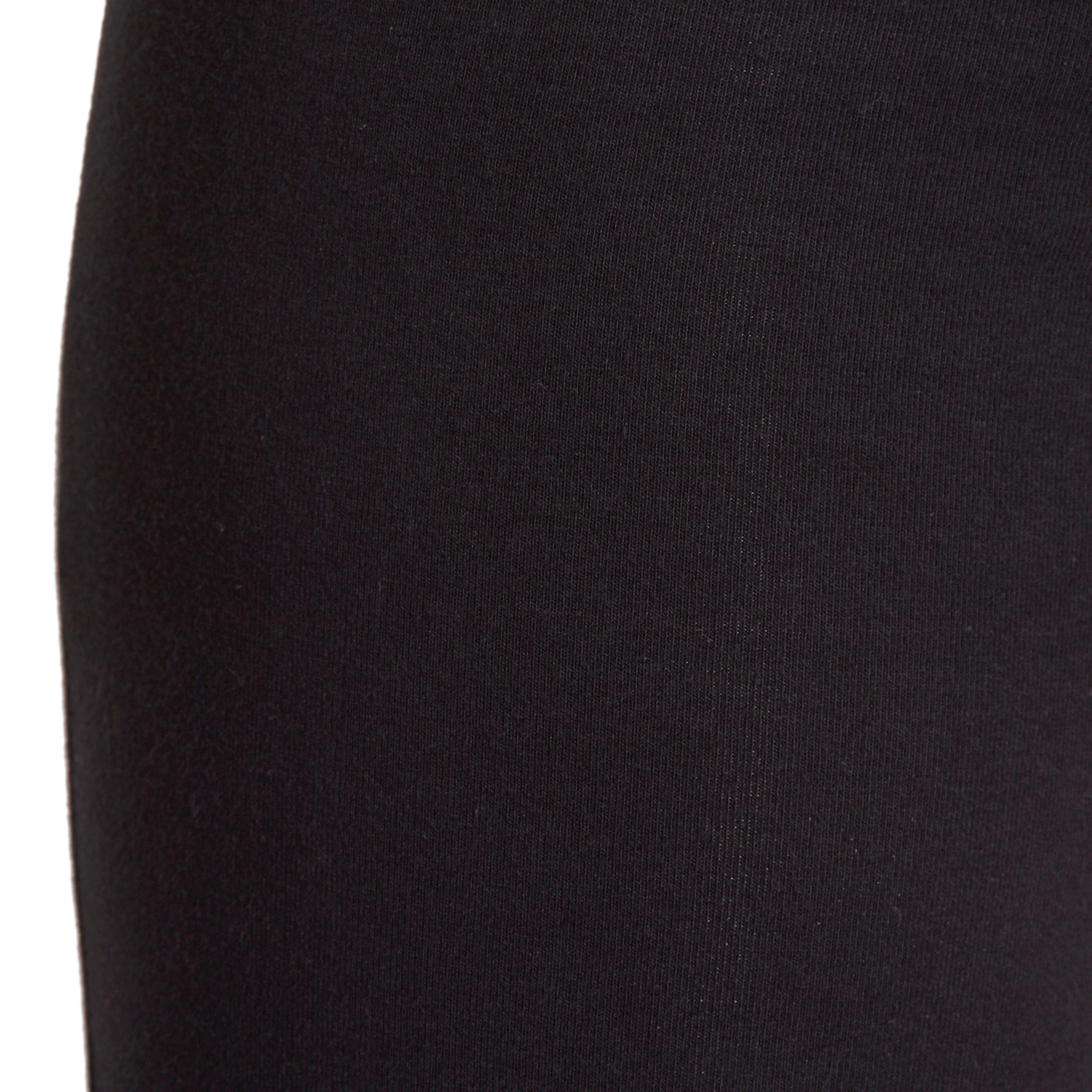 Fit+ 500 Women's Regular Gym & Pilates Cropped Bottoms - Black 8/13