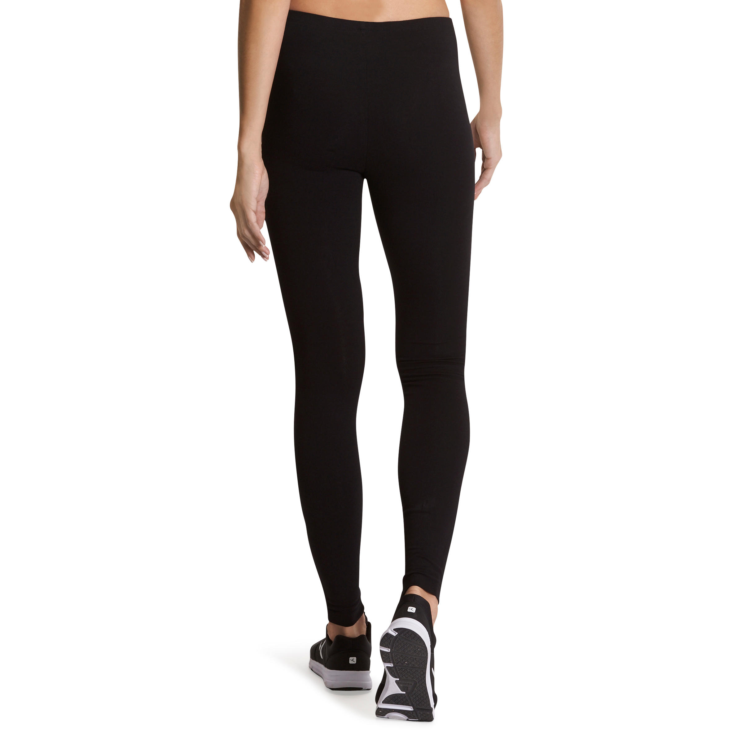 100 Salto Women's Slim-Fit Stretching Leggings - Black 4/9