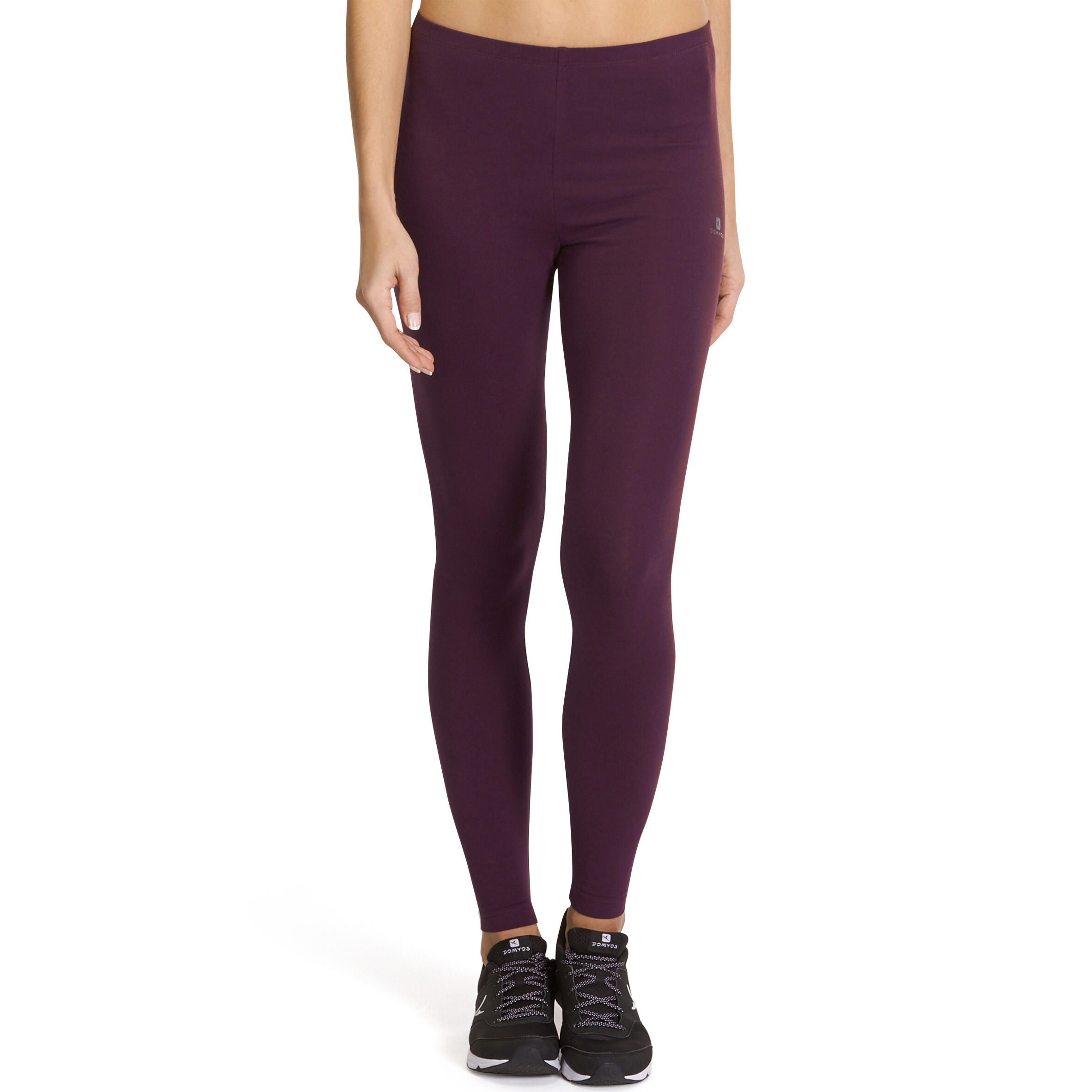 Fit+ Salto Women's Fitness Leggings - Burgundy 2/13