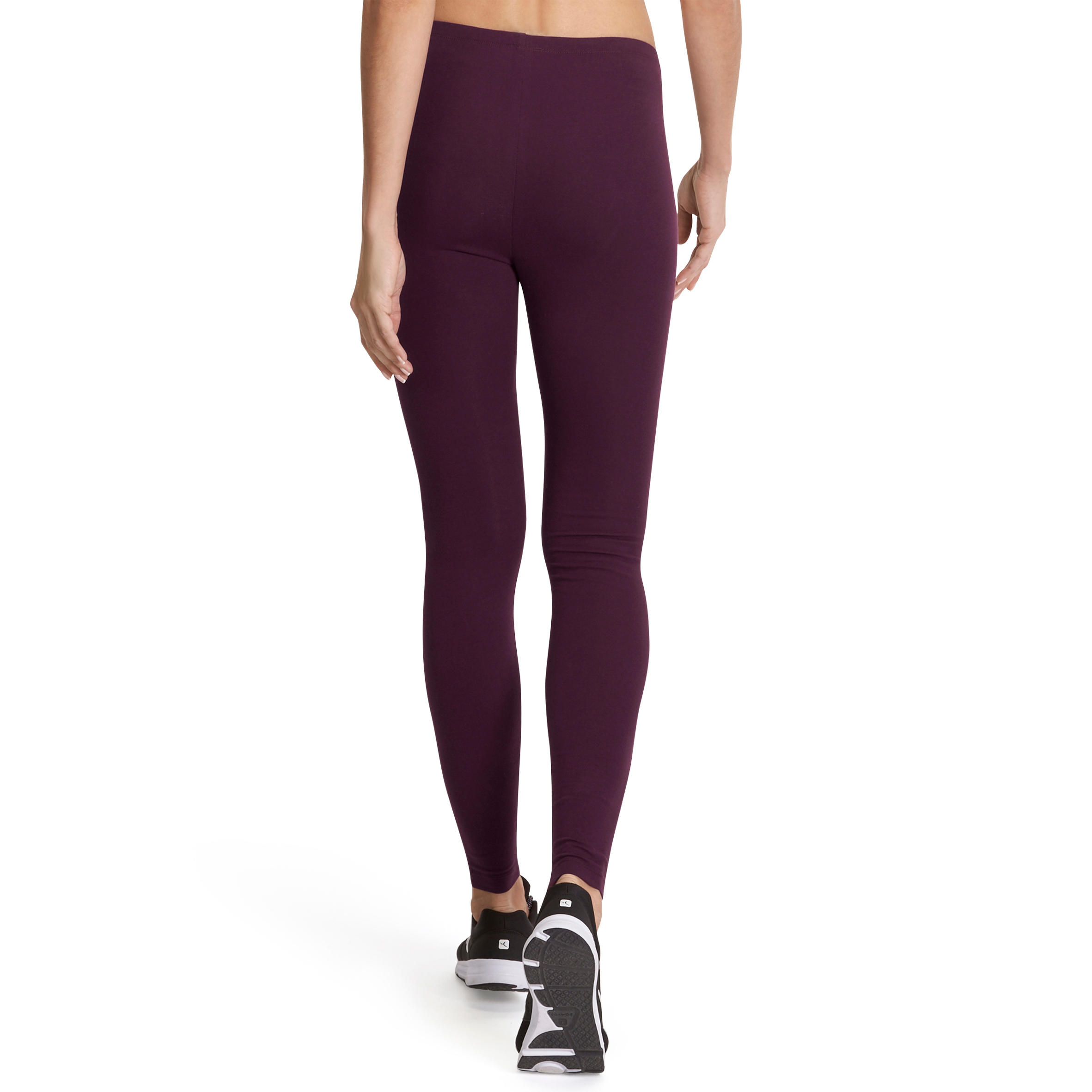 Fit+ Salto Women's Fitness Leggings - Burgundy 4/13