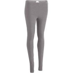 Legging Gym & Pilates femme gris chiné SALTO