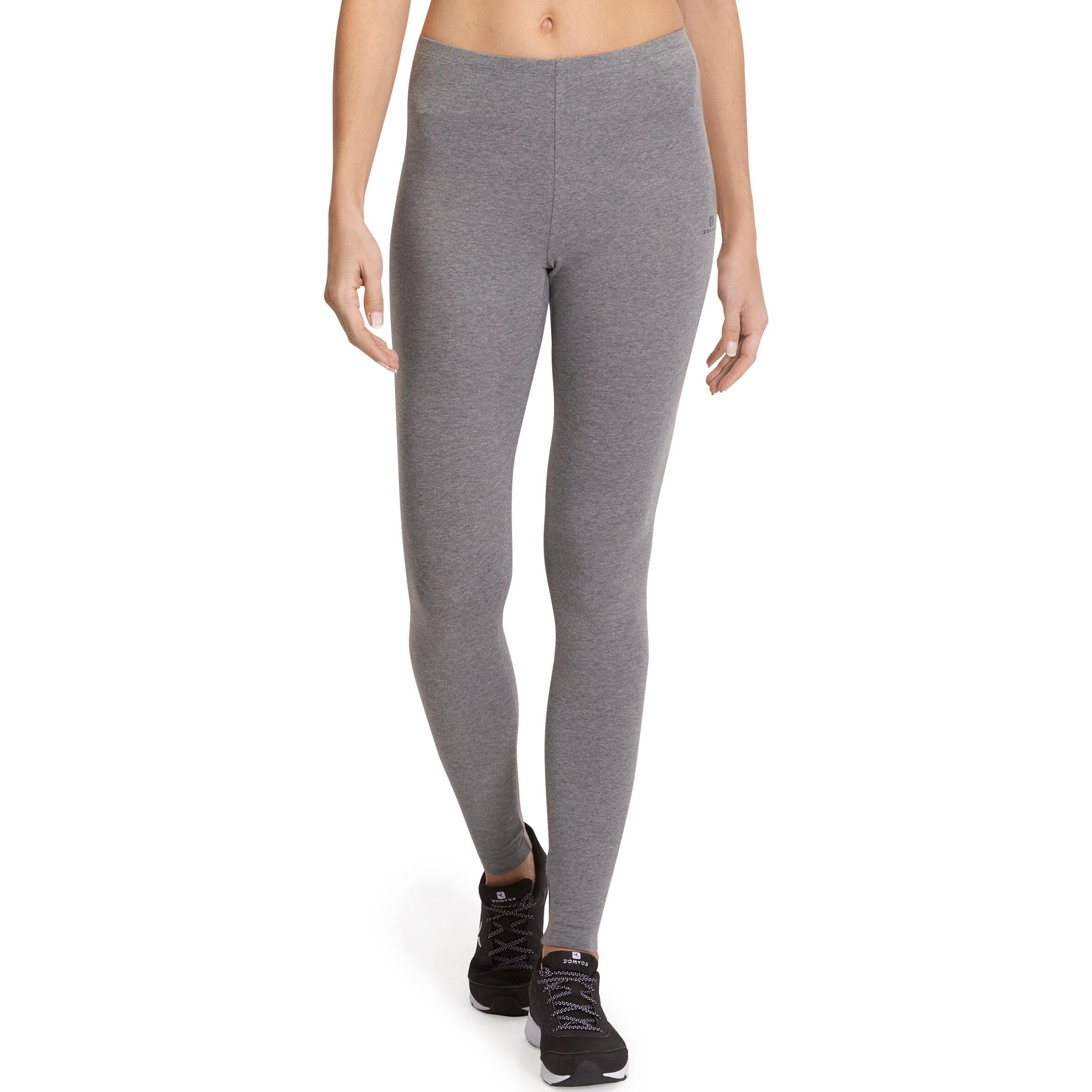 Salto Women's Gym and Pilates Leggings - Mottled Grey 2/12
